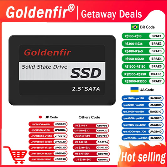 2.5 Inch Solid State Drive Hard Disk Drive 2TB 1TB 960GB 512GB 256GB 128GB 480GB 120GB 360GB Internal Hard Drives